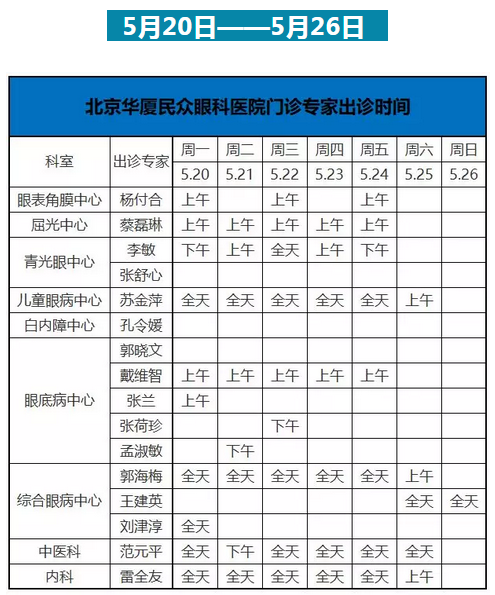 5月20日—5月26日8868在线官网登录平台 - 8868网页版登录门诊专家出诊表出炉.png