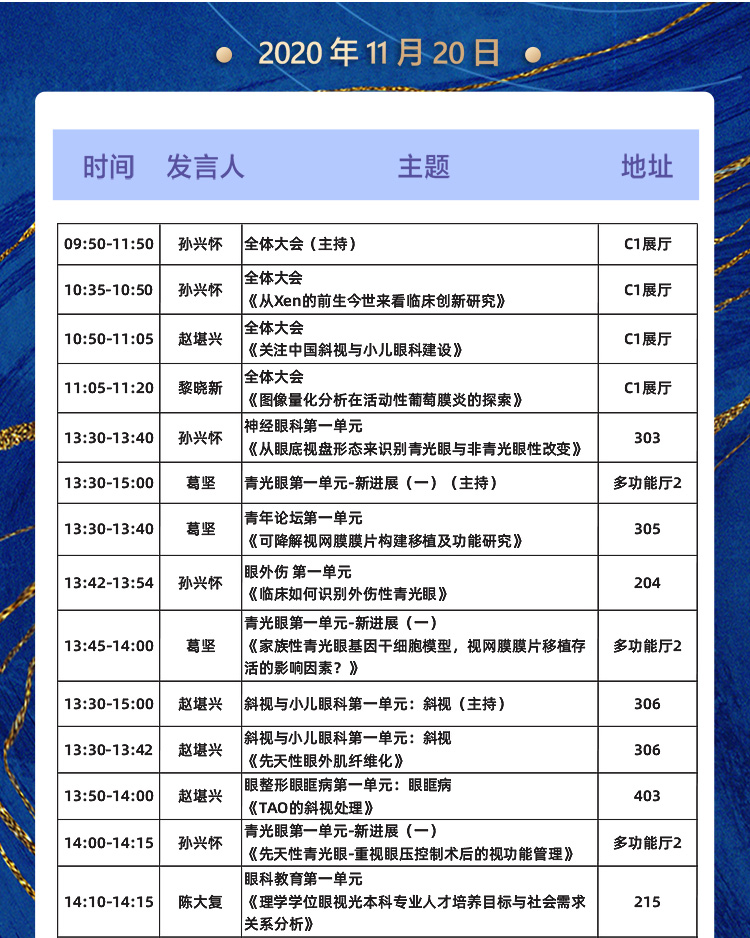 2020全国眼科年会本周线上线下同步启幕，8868登录平台邀您鹭岛论道1