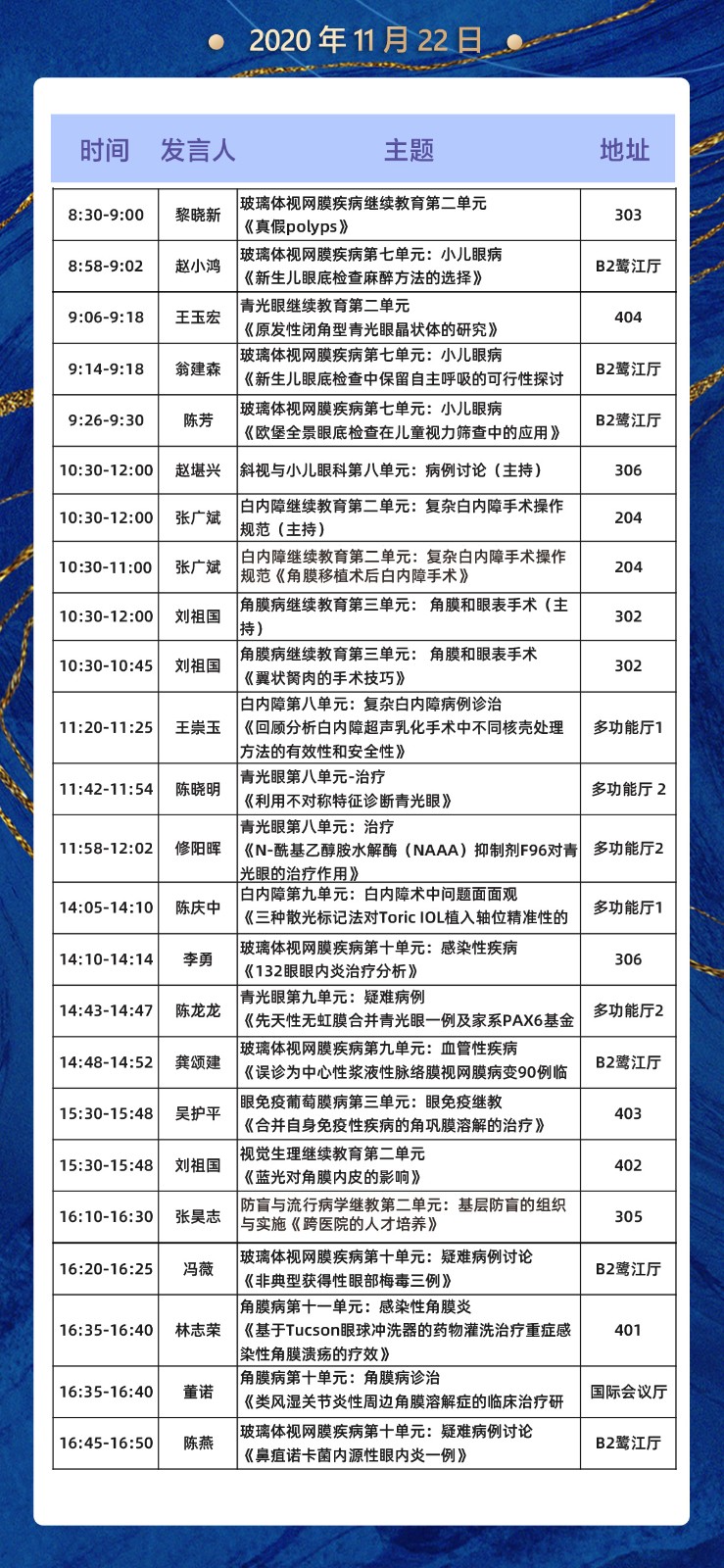 2020全国眼科年会本周线上线下同步启幕，8868登录平台邀您鹭岛论道6